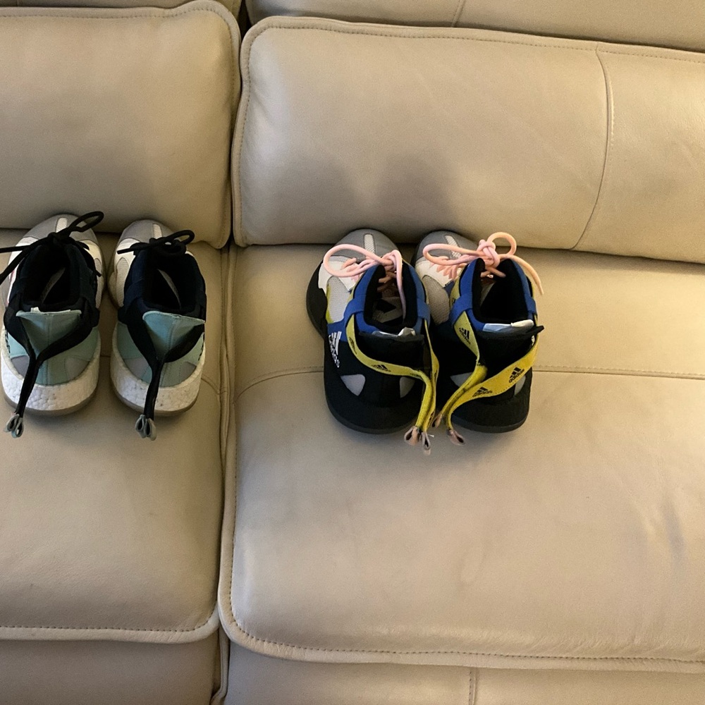 Stylish Kids Sneakers in Blue and Yellow